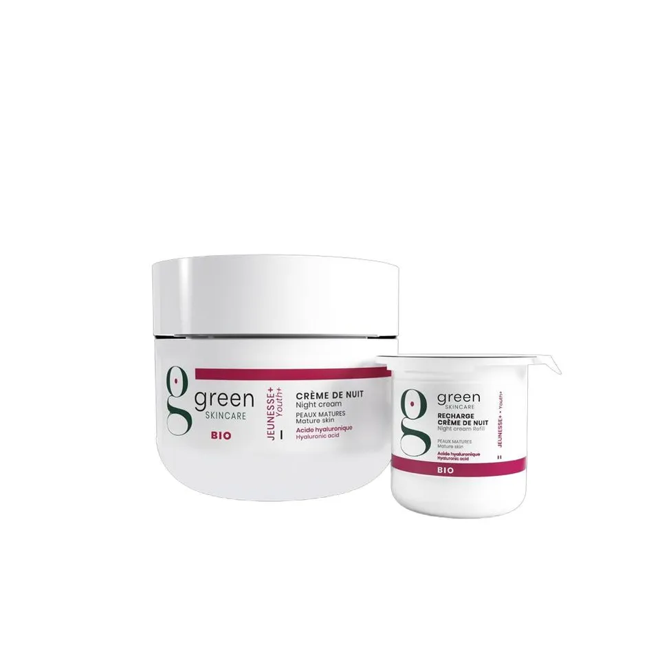 Green Skincare Jeunesse+ Nachtcreme Hyaluron ab 40