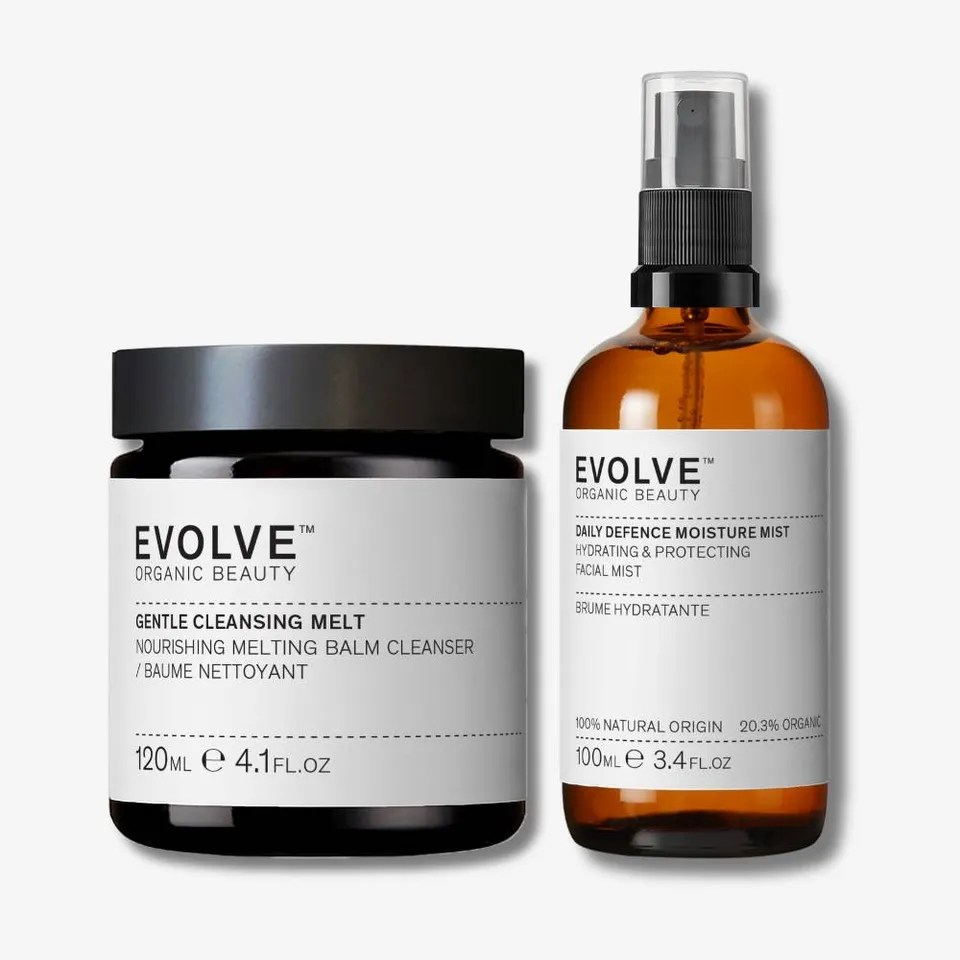 Evolve Organic Beauty Cleanse & Tone Duo Reinigungsset 220 ml