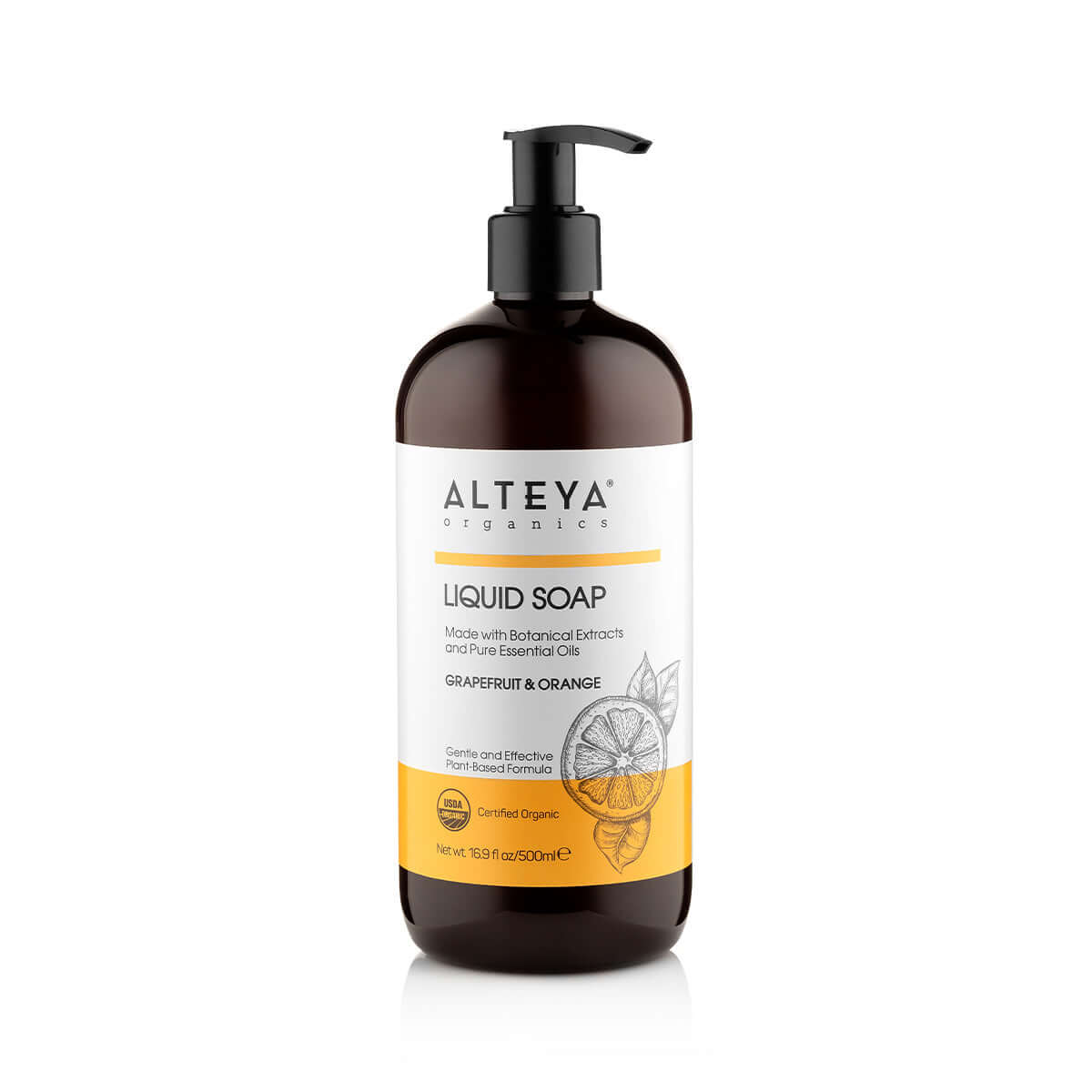 Alteya Organic Liquid Soaps Grapefruit Orange Seife 8.5 Oz