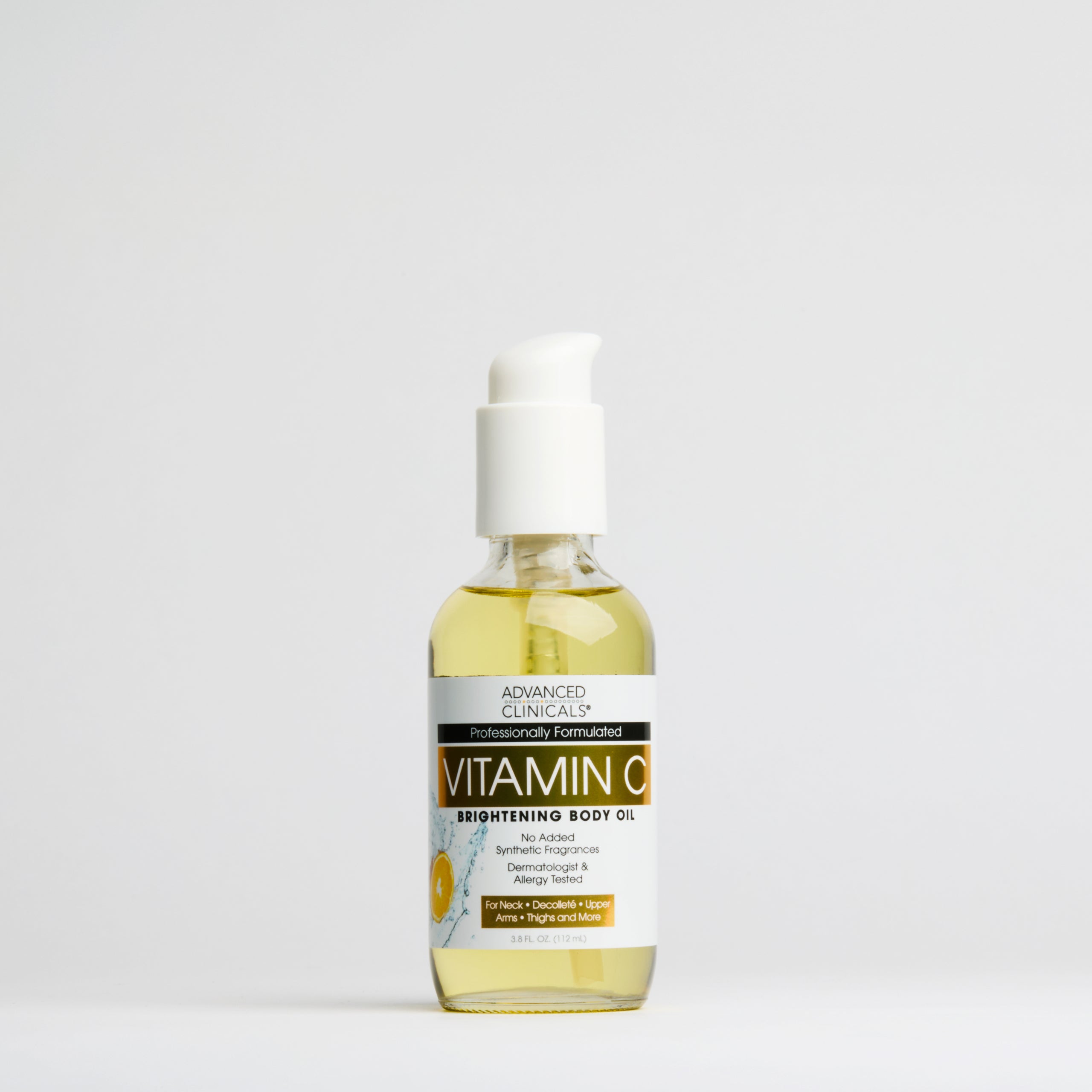 Advanced Clinicals Vitamin C Body Oil Körperöl 3.8 oz Glow