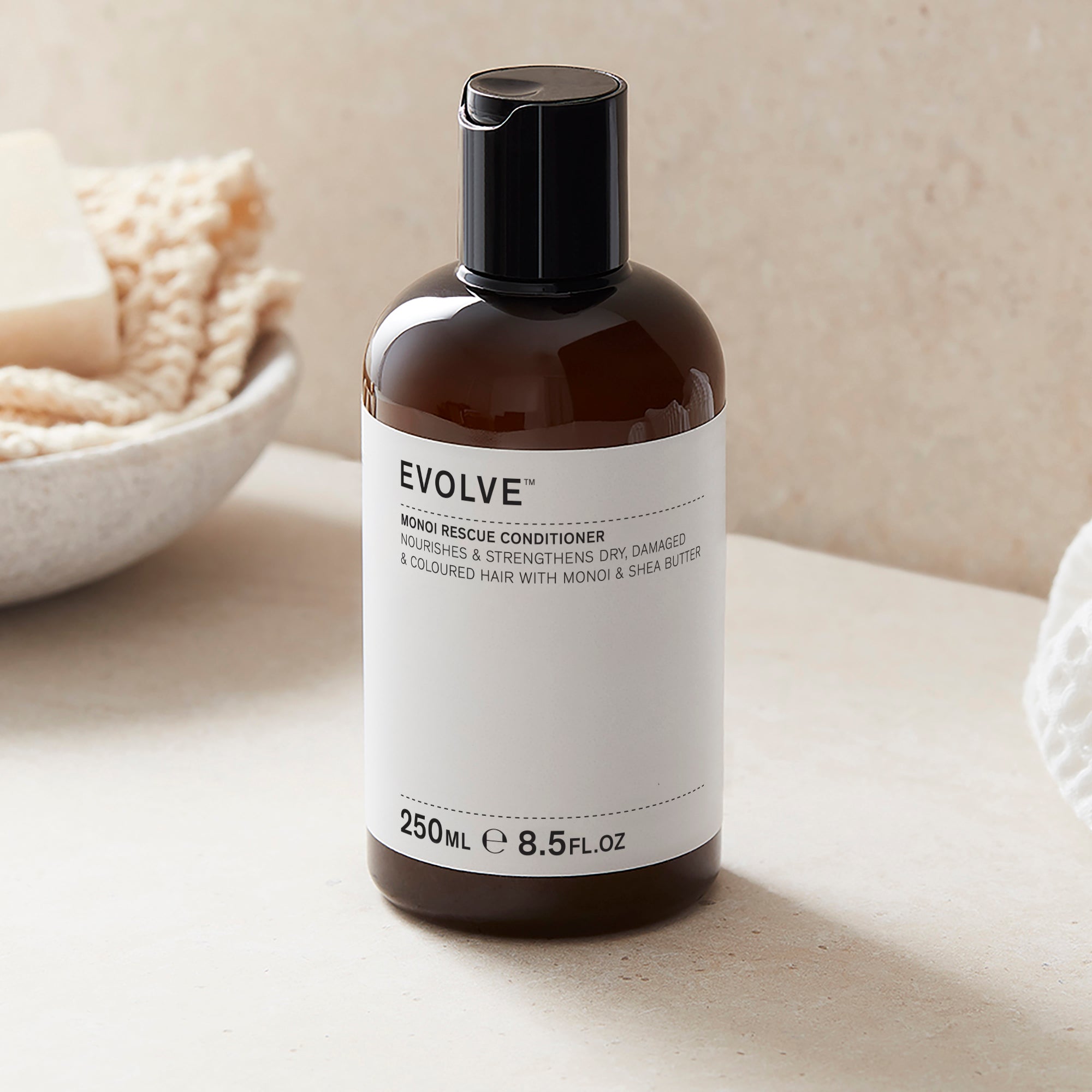 Evolve Organic Shampoo Monoi Rescue Conditioner Spülung trockenes Haar