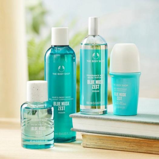 The Body Shop Blue Musk Zest Fragrance Mist Bodyspray 100 ml