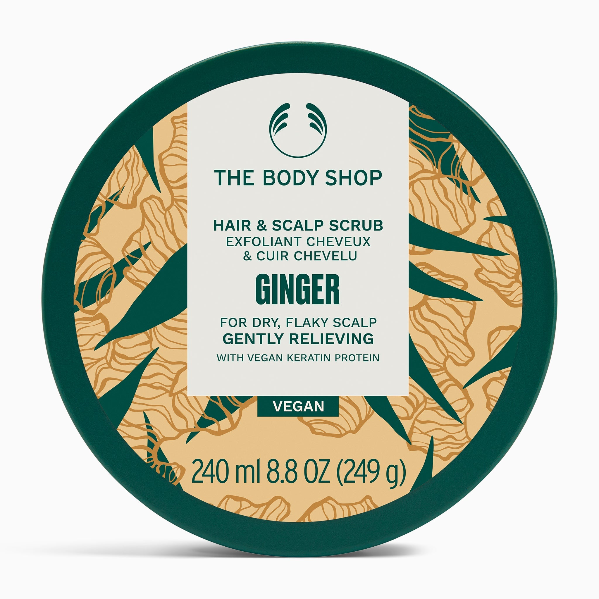 The Body Shop Ginger Hair Scalp Scrub Kopfhautpeeling 240 ml Ingwer