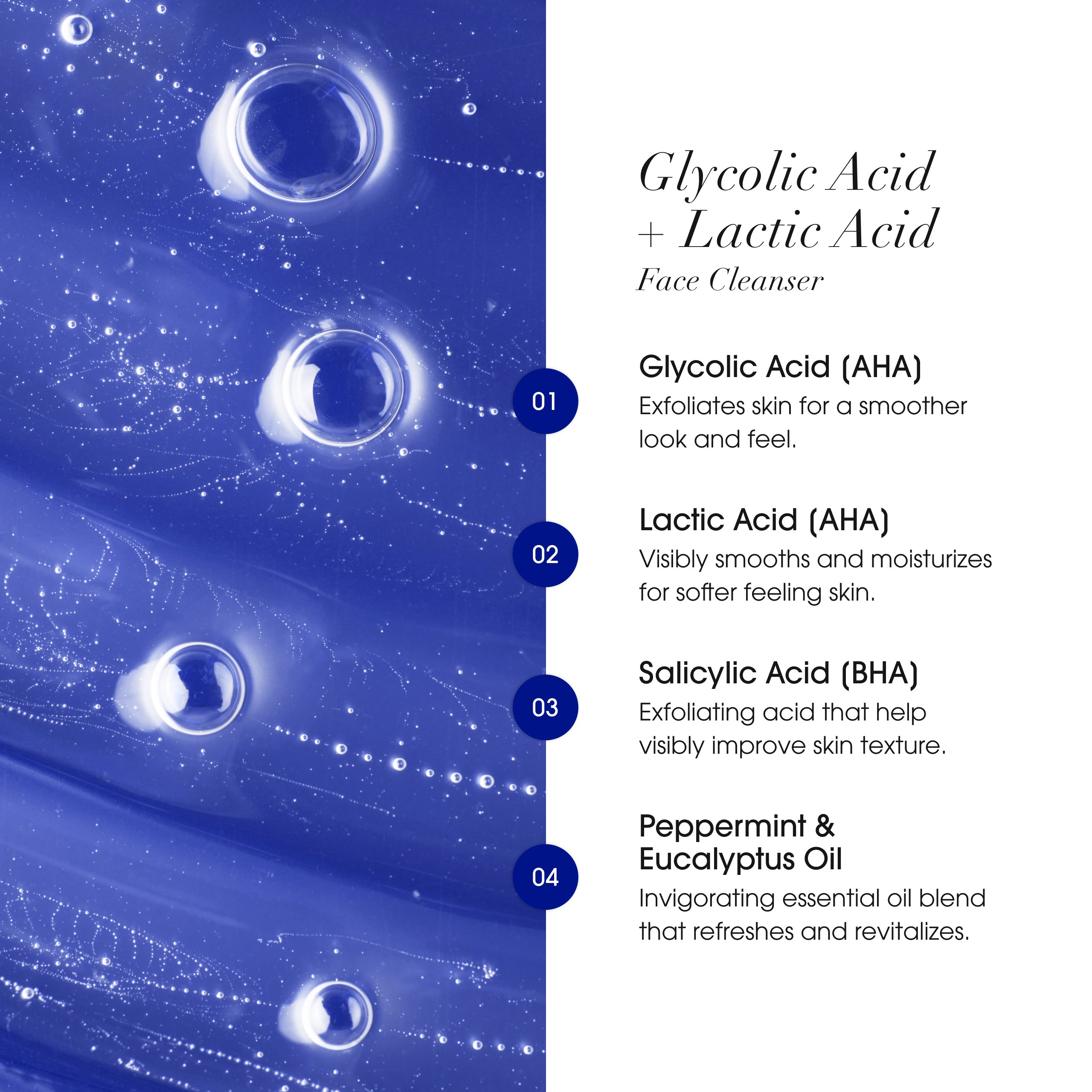 Advanced Clinicals Glycolic + Lactic Acid Reinigungsgel Peeling