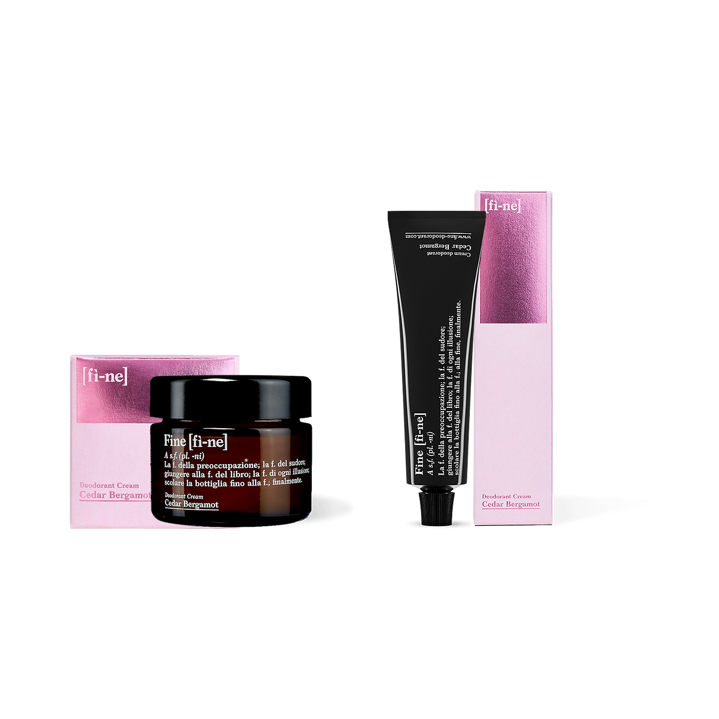 fine Sets Deocreme Set Tiegel+Tube Vetiver Geranium