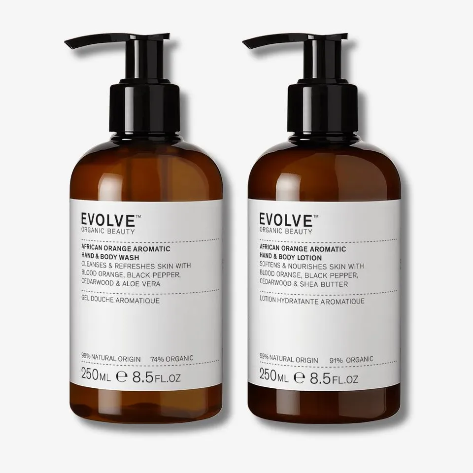 Evolve African Orange Duo Duschgel Set Blutorange Geschenkset