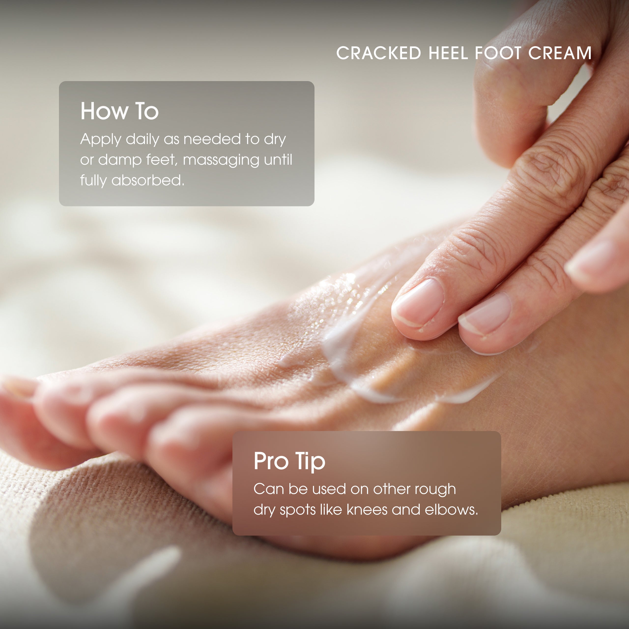 Advanced Clinicals Cracked Heel Fußcreme mit Urea gegen Hornhaut