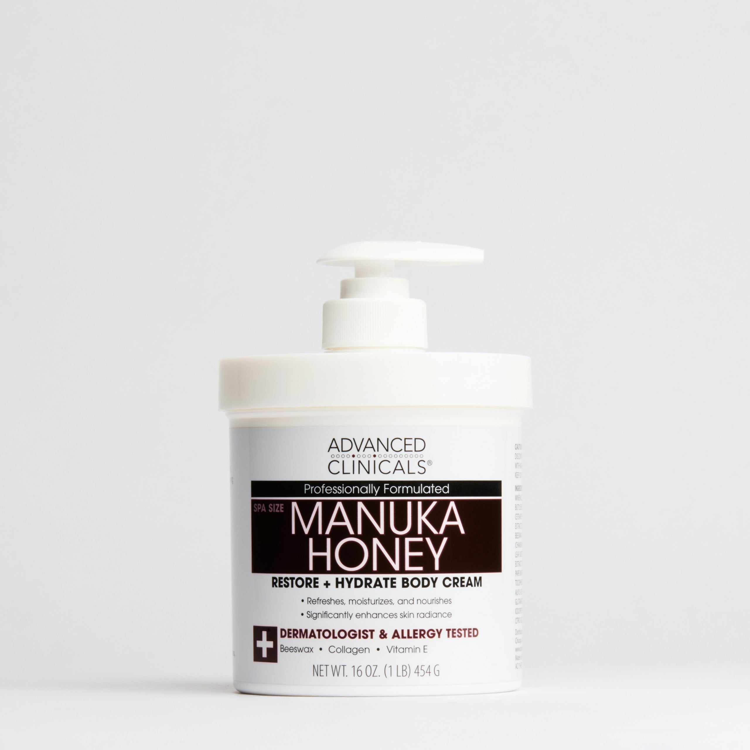 Advanced Clinicals Manuka Honey Körpercreme Trockene Haut
