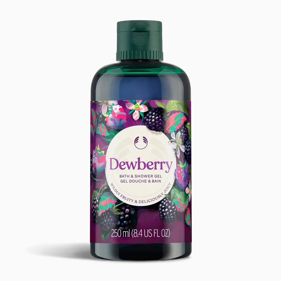 The Body Shop Dewberry Bath & Shower Gel Duschgel 60 ml fruchtig