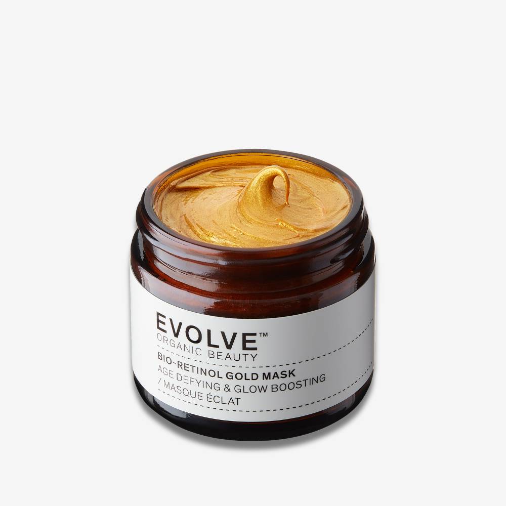 Evolve Bio-Retinol Gold Face Mask Gesichtsmaske Falten 5 Minuten