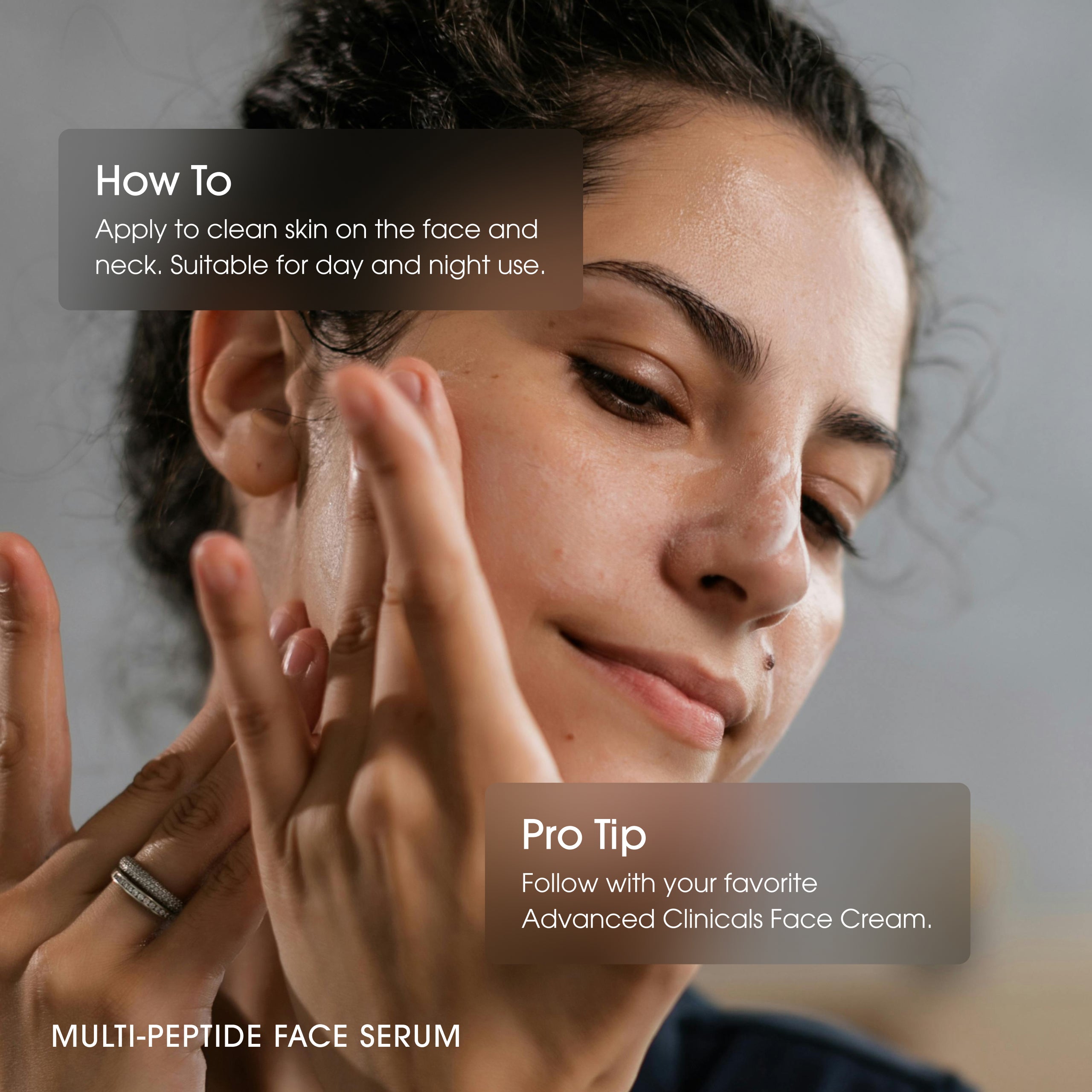 Advanced Clinicals Multi-Peptide Face Serum Peptide Straffung