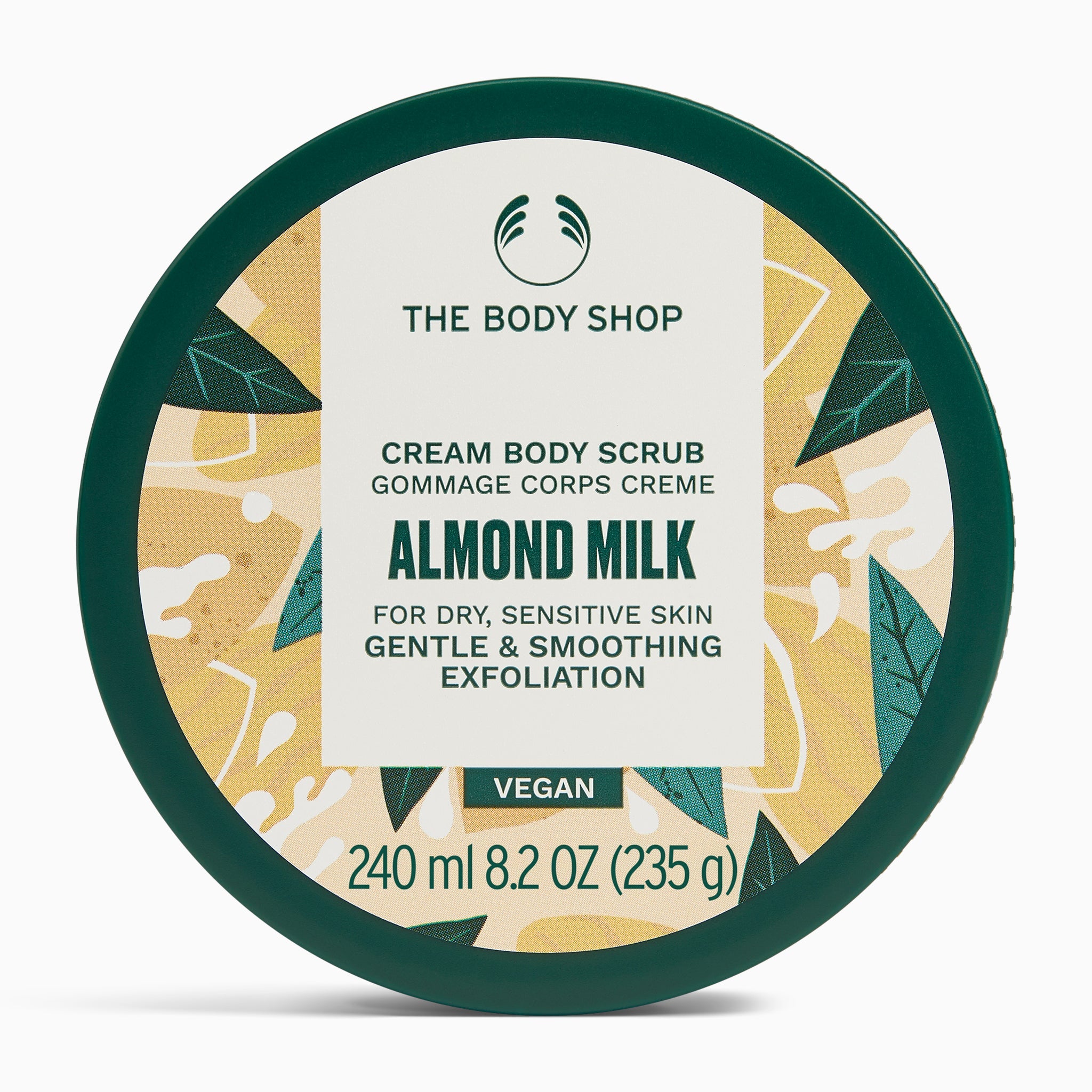 The Body Shop Almond Milk Body Scrub Körperpeeling 240 ml vegan