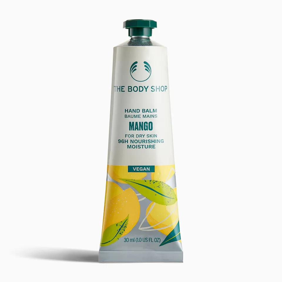 The Body Shop Mango Hand Balm 30 ml – veganer Handbalsam mit 96 Stunden Feuchtigkeit