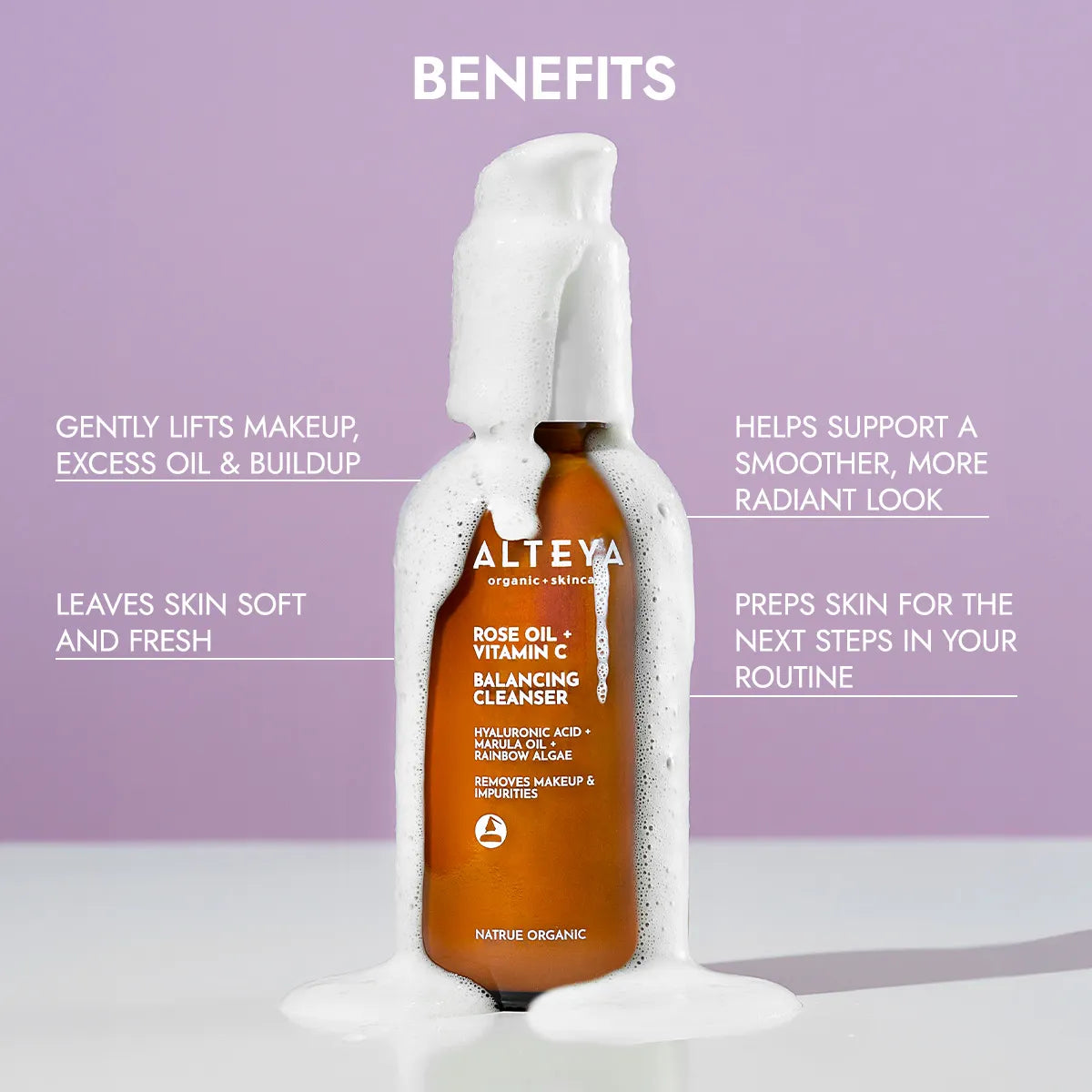 Alteya Organics Luminous Rose Reiniger Vitamin C 120 ml