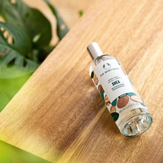 The Body Shop Shea Body Mist Körperspray 100 ml Nussduft
