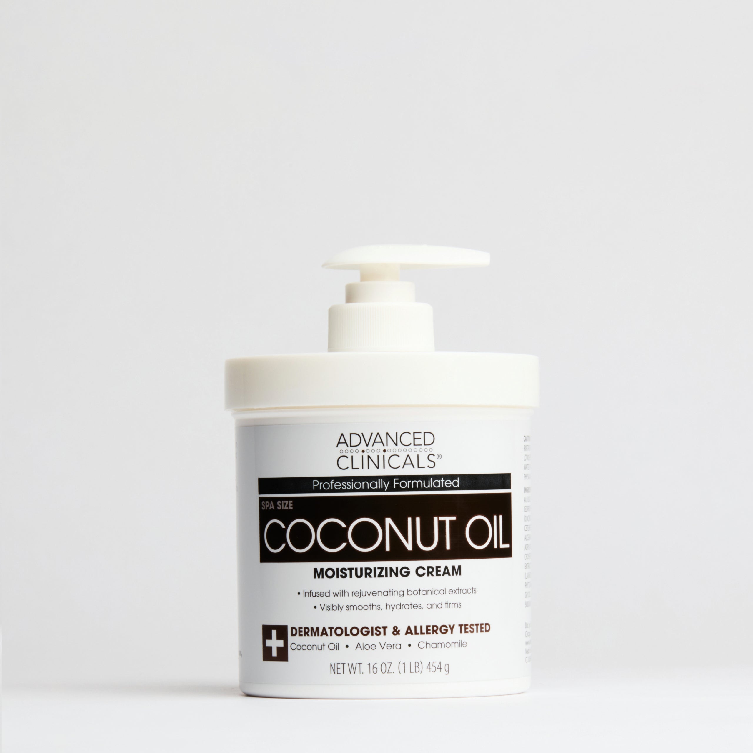 Advanced Clinicals Coconut Körpercreme 454 g sensibel