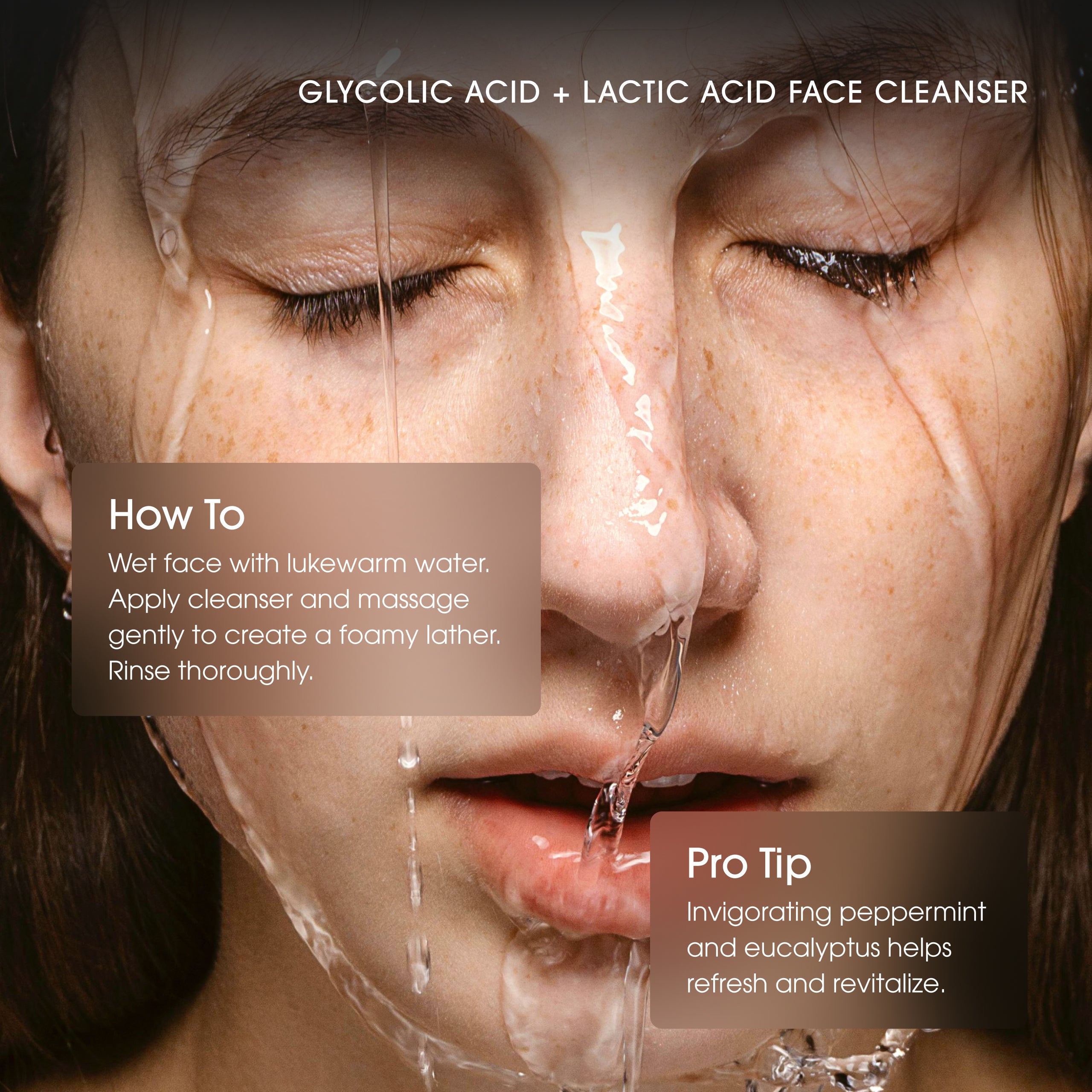 Advanced Clinicals Glycolic + Lactic Acid Reinigungsgel Peeling