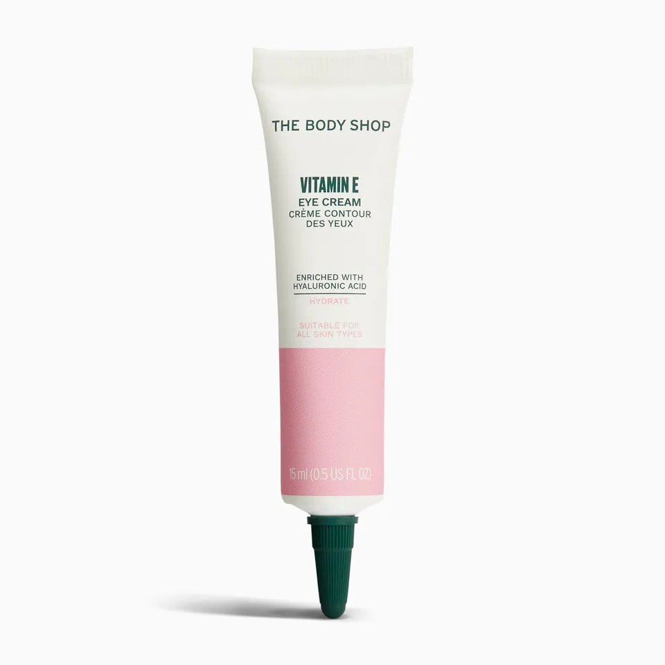 The Body Shop Vitamin E Augencreme Eye Cream 15 ml Hyaluron