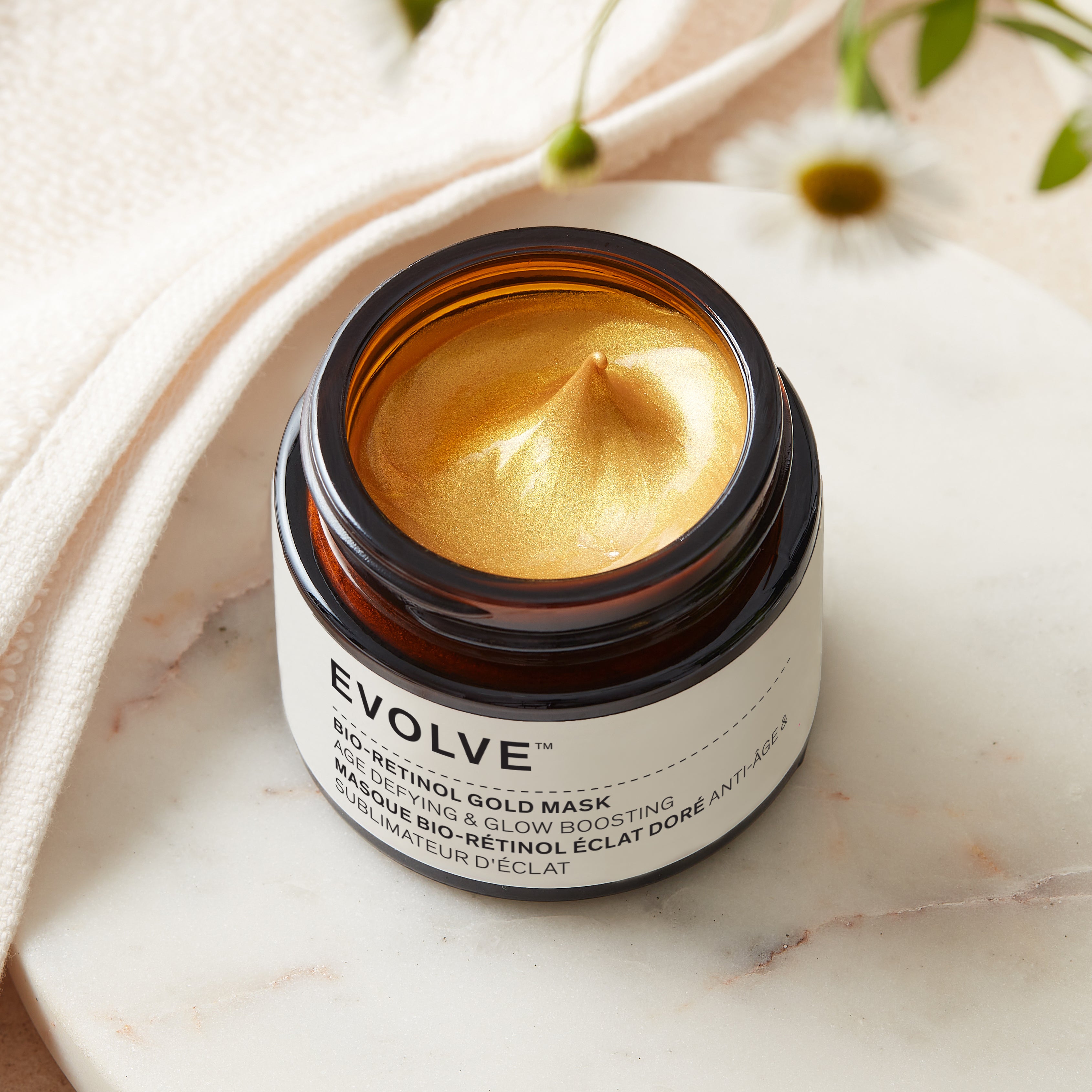 Evolve Bio-Retinol Gold Face Mask Gesichtsmaske gegen Falten