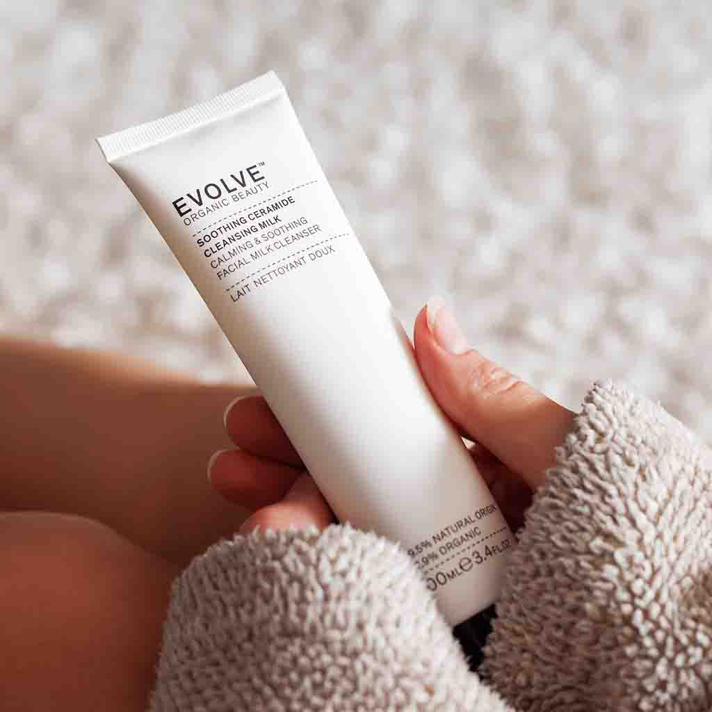 Evolve Organic Beauty Ceramide Reinigungsmilch Travel Size 