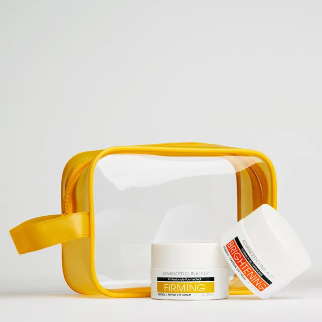 Advanced Clinicals Complete Eye Cream Set Augenpflege 2tlg hell