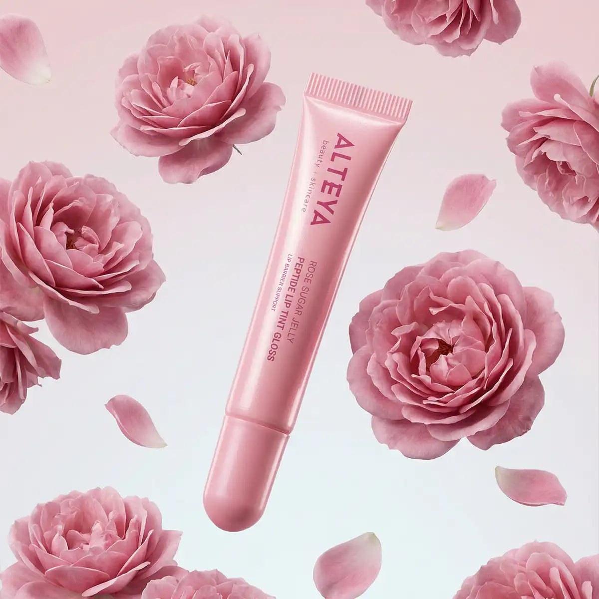 Alteya Organic Lip Care Peptide Lip Tint Gloss Rose Sugar 10 ml