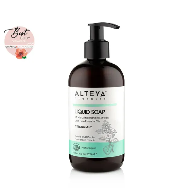 Alteya Flüssigseife Citrus Mint Bio 30 ml Hand