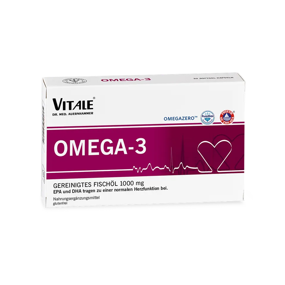 VITALE Omega-3 Nahrungsergänzungsmittel Kapseln