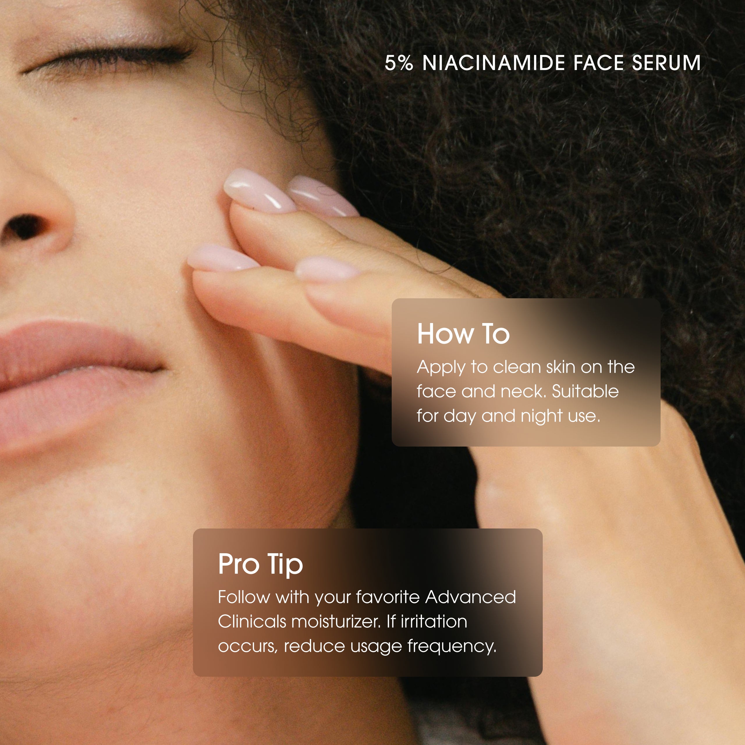 Advanced Clinicals 5% Niacinamide Gesichtsserum mit Vitamin C
