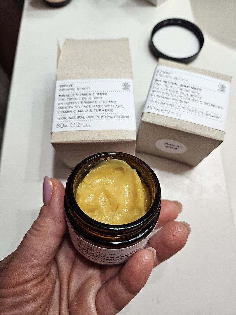 Evolve Organic Beauty Miracle Vitamin C AHA Gesichtsmaske Glow