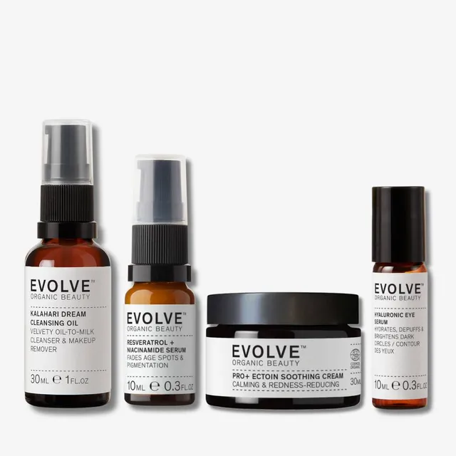 Evolve Organic Beauty Flawless Four Bundle Gesichtscreme Set