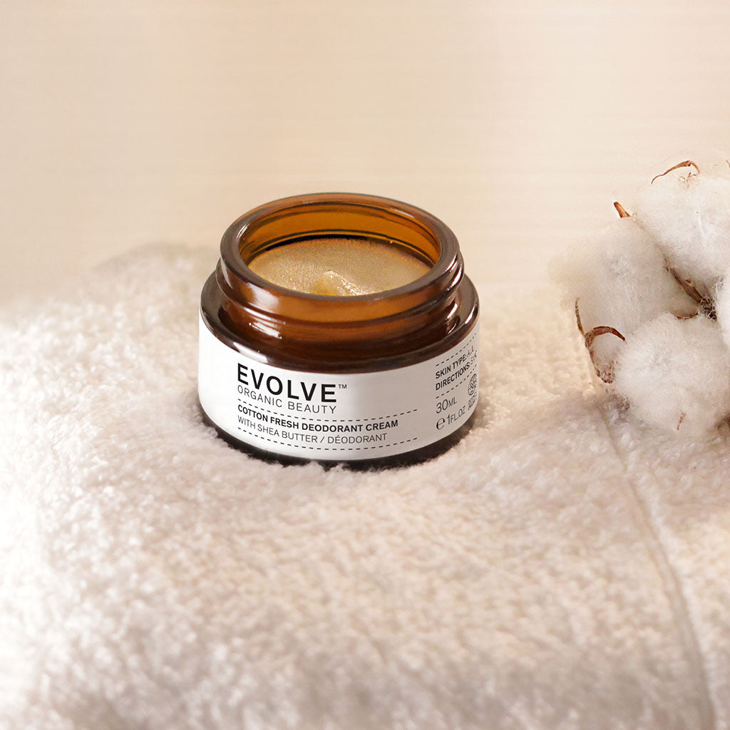 Evolve Cotton Fresh Deodorant Creme Deo Sheabutter