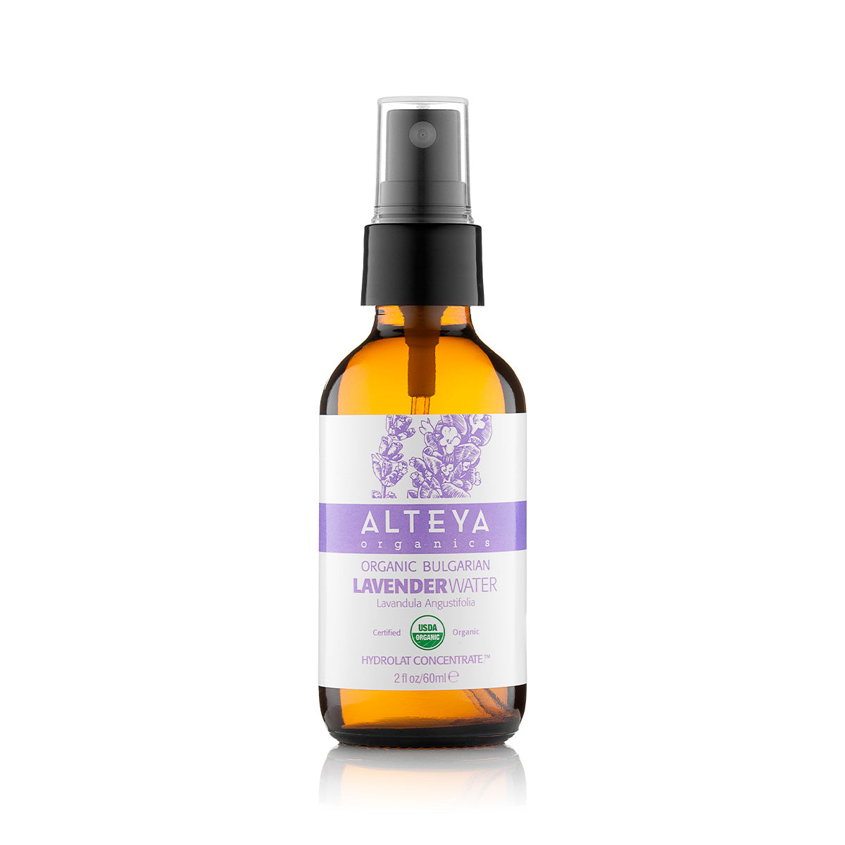 Alteya Lavender Waters Lavendelwasser Glas Spray 60 ml bio