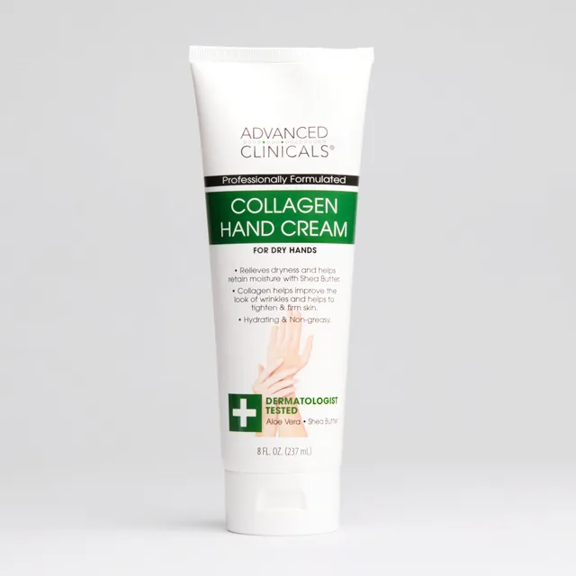 Advanced Clinicals Collagen Handcreme Handlotion Sheabutter Aloe