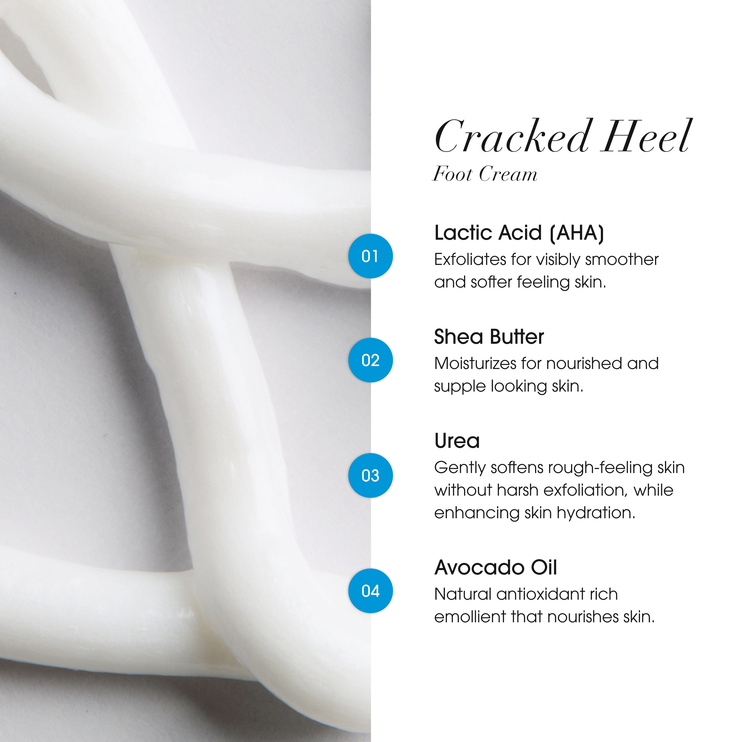 Advanced Clinicals Cracked Heel Fußcreme mit Urea gegen Hornhaut