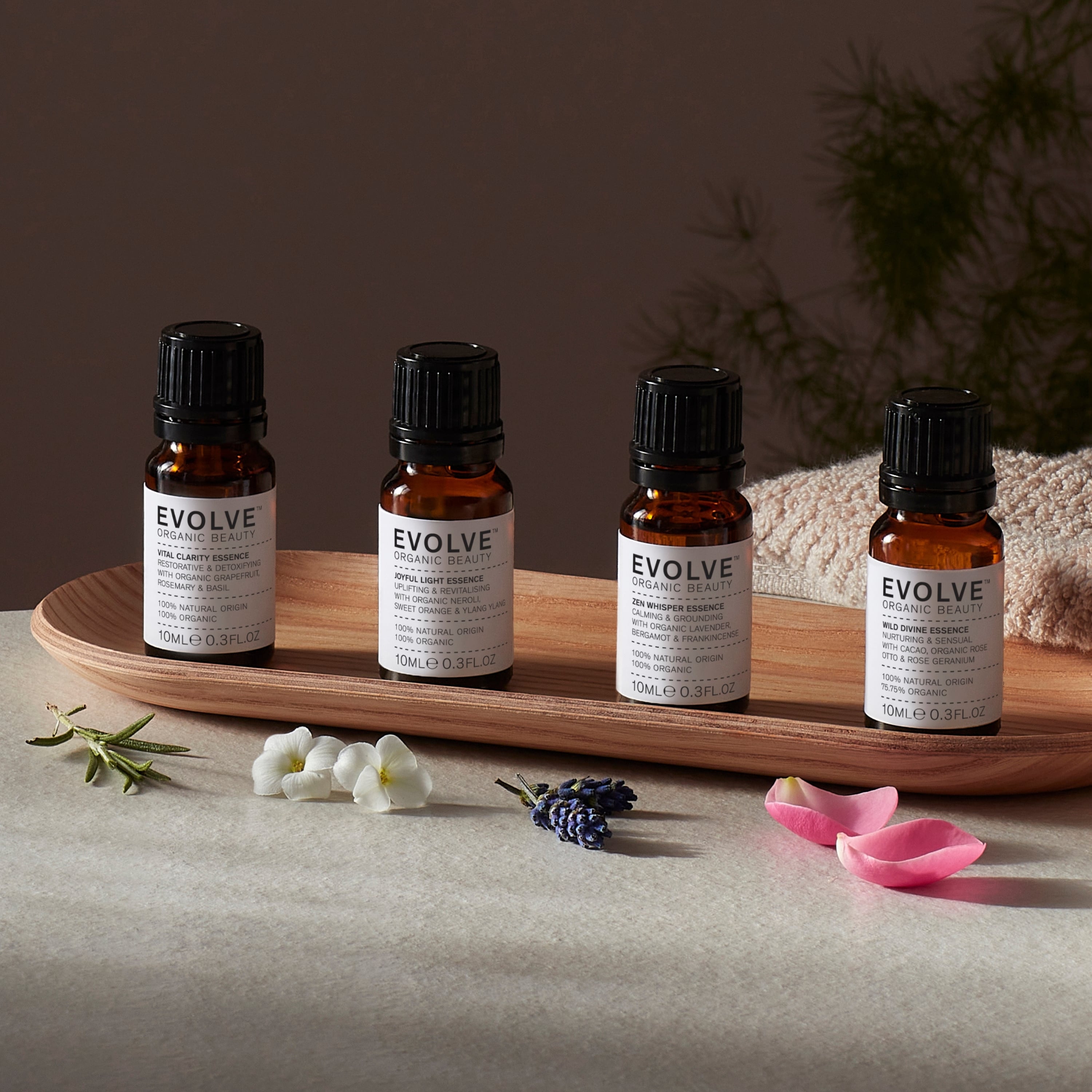 Evolve Essences Aromatherapy Essence Collection Aromaöl 4er-Set
