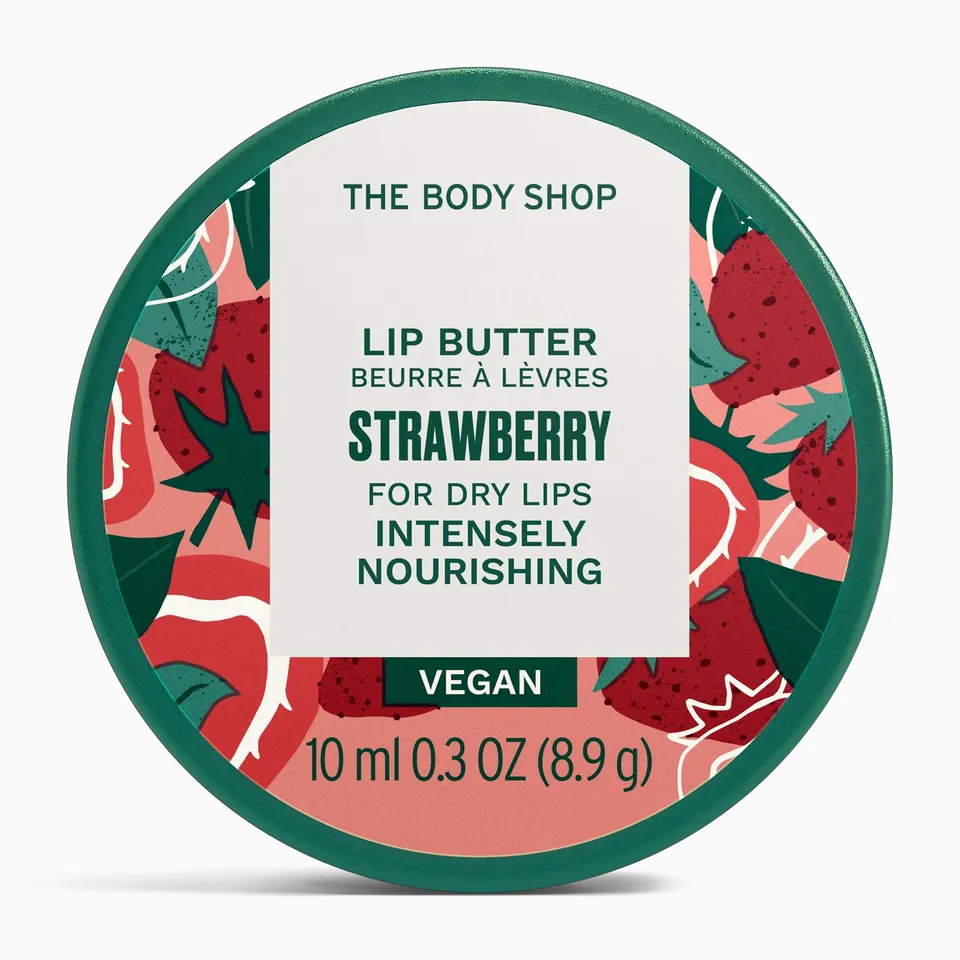 The Body Shop Strawberry Lip Butter Lippenbutter 10 ml Erdbeere