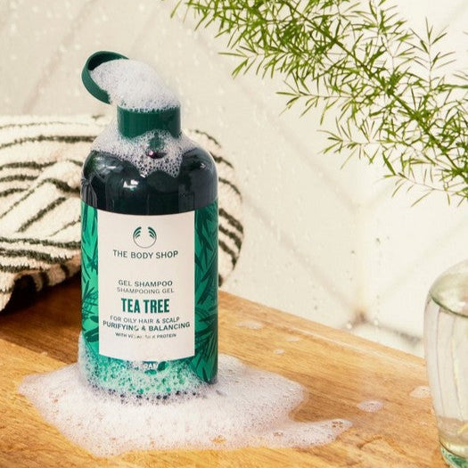 The Body Shop Tea Tree Purify Shampoo Teebaum 250 ml fettig