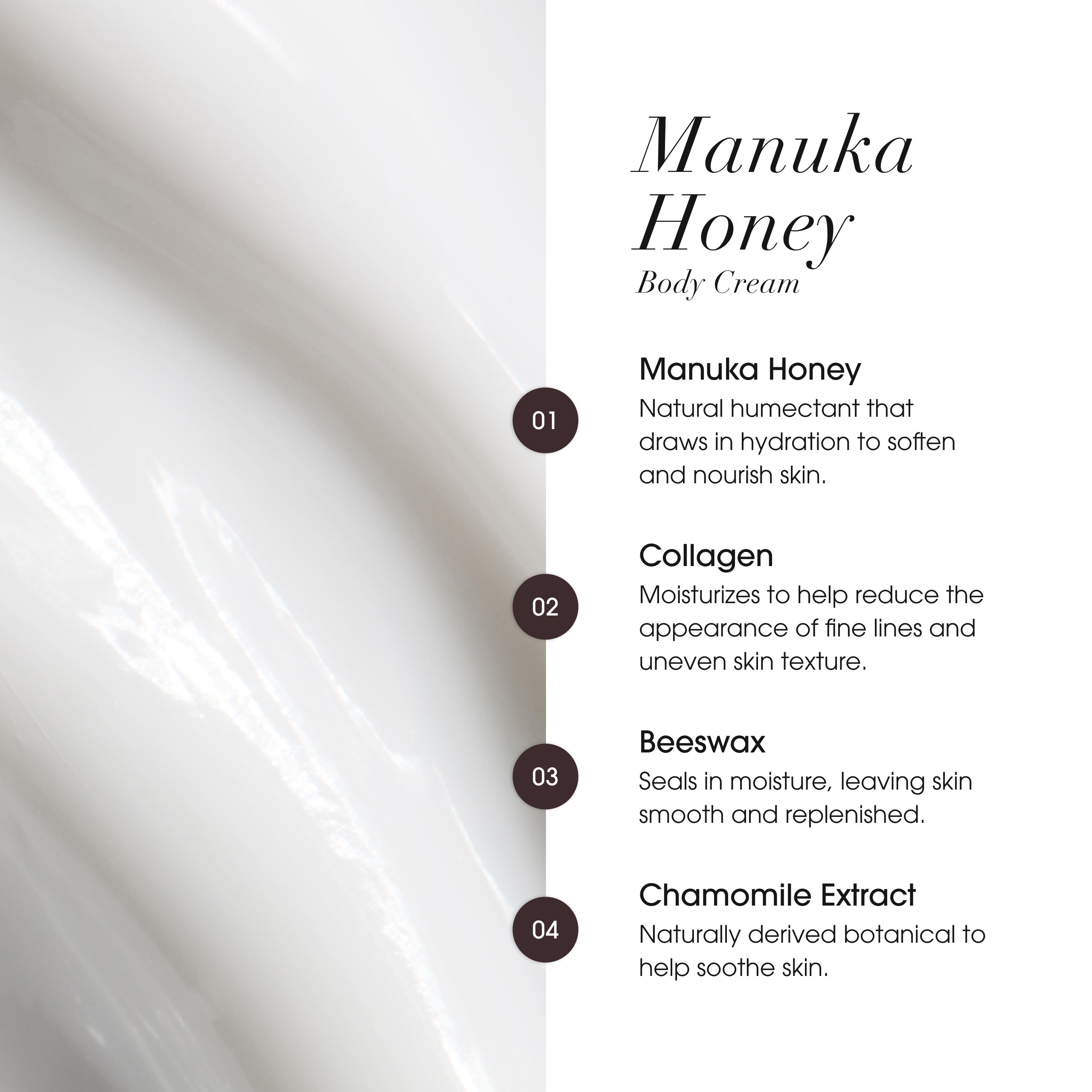Advanced Clinicals Manuka Honey Körpercreme Trockene Haut