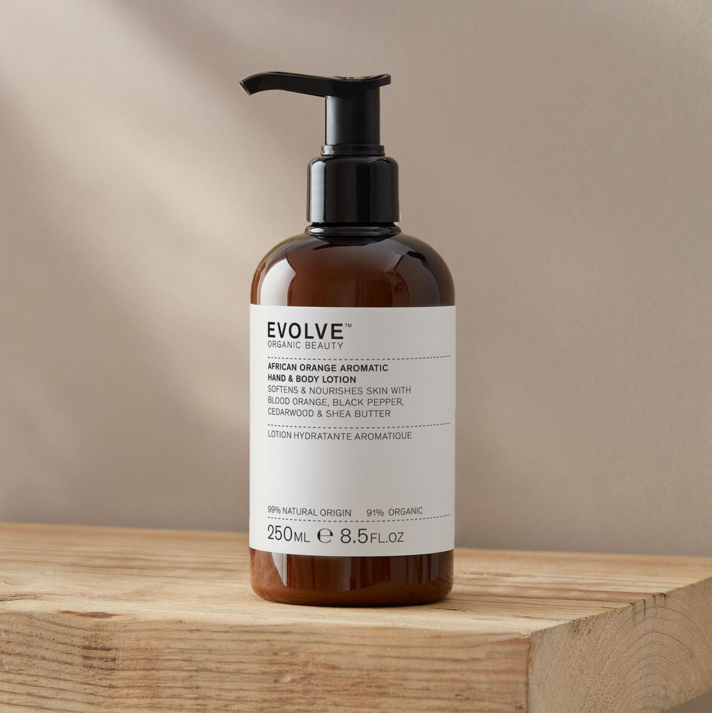 Evolve Organic Beauty African Orange Hand & Body Lotion Bio