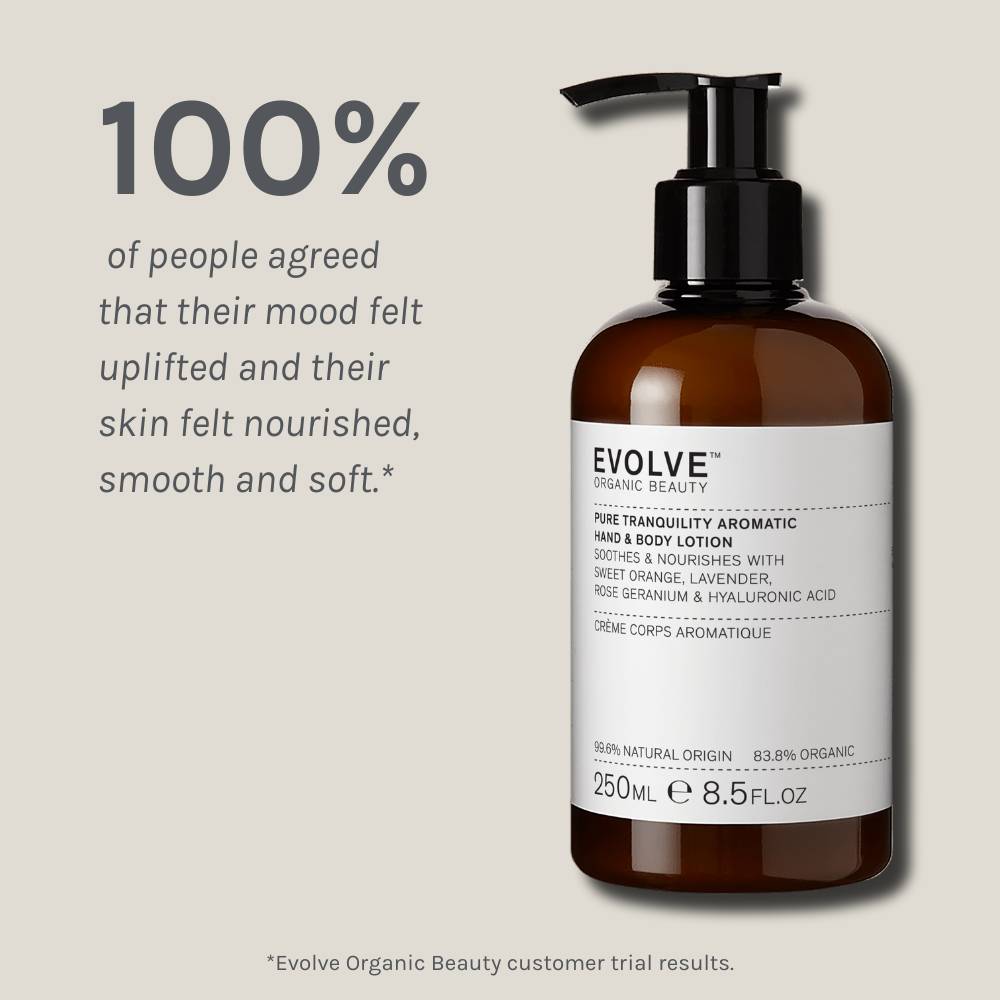 Evolve Organic Beauty Pure Tranquility Hand & Body Lotion Sheabutter