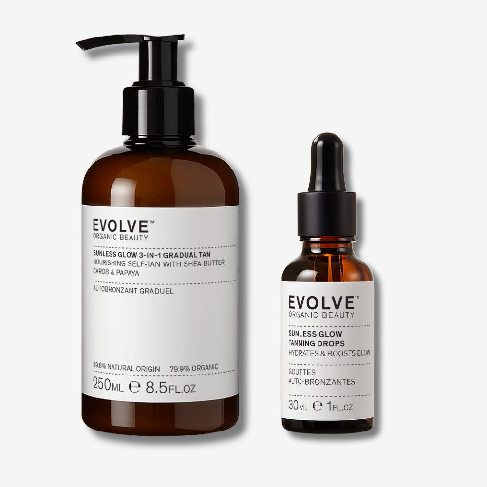 Evolve Sunless Glow Head-to-Toe Duo Selbstbräuner-Set Gesicht Körper