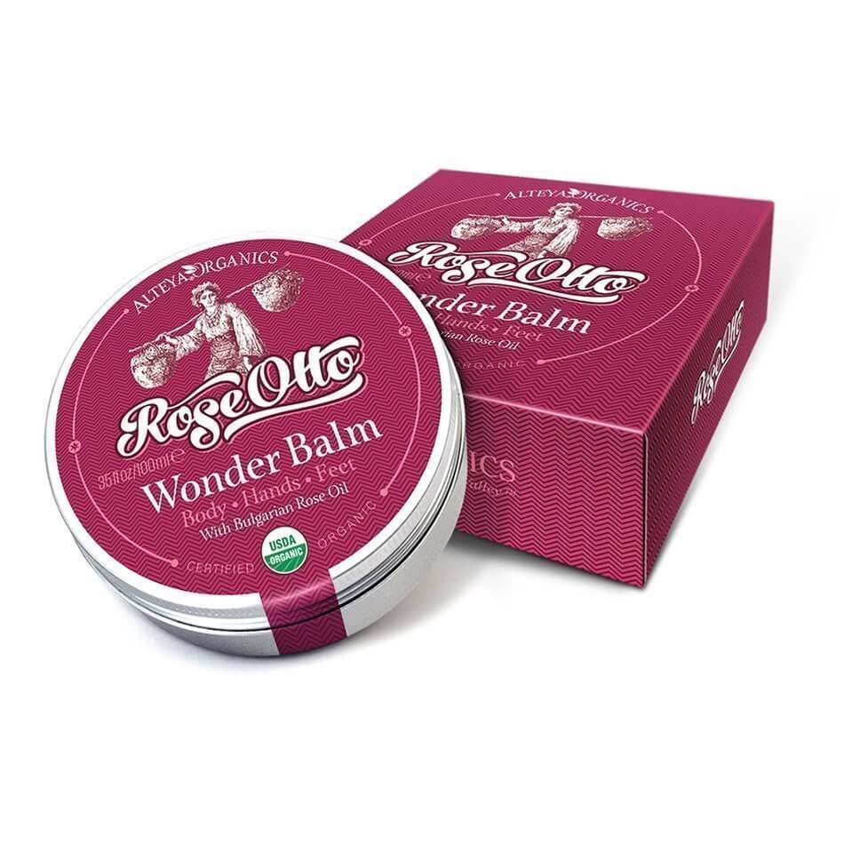 Alteya Organics Wonder Balm Rose Otto Balsam 3 Oz Rose
