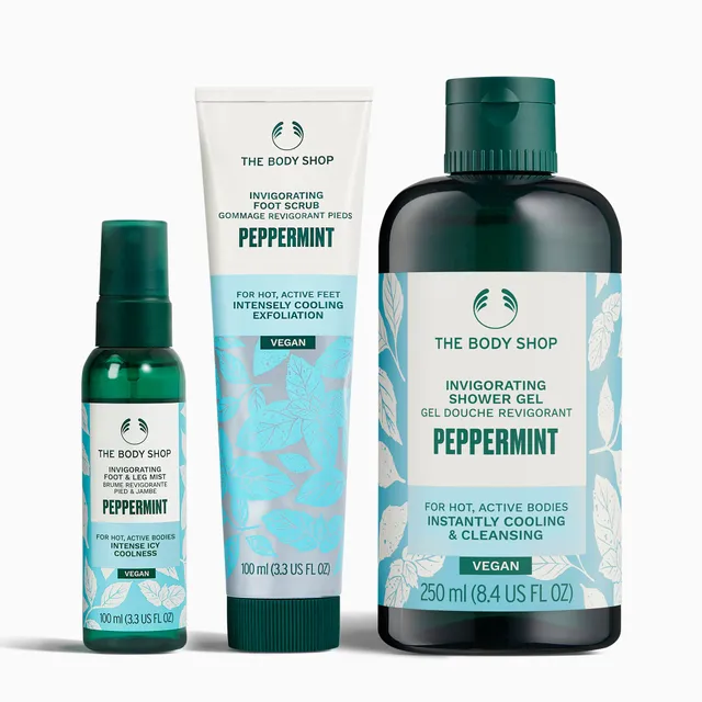 The Body Shop Peppermint Cooling Routine Pflegeset 3-teilig