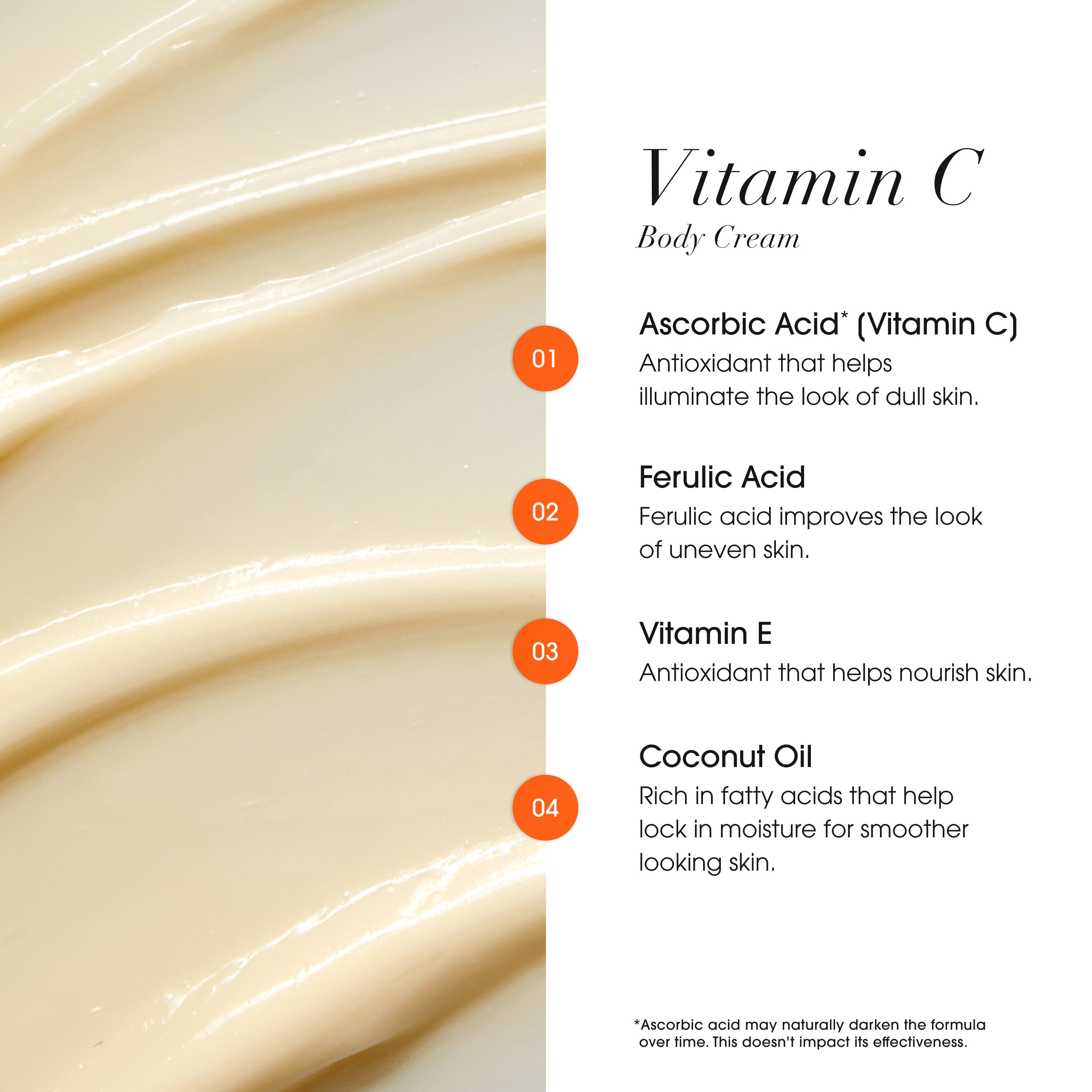 Advanced Clinicals Vitamin C Body Cream Körpercreme 16oz Aufhellend