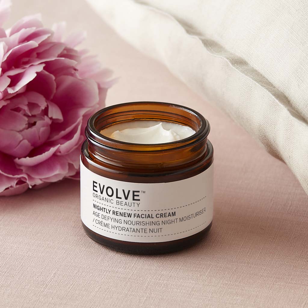 Evolve Organic Beauty Nightly Renew Facial Cream Nachtcreme Reisegröße