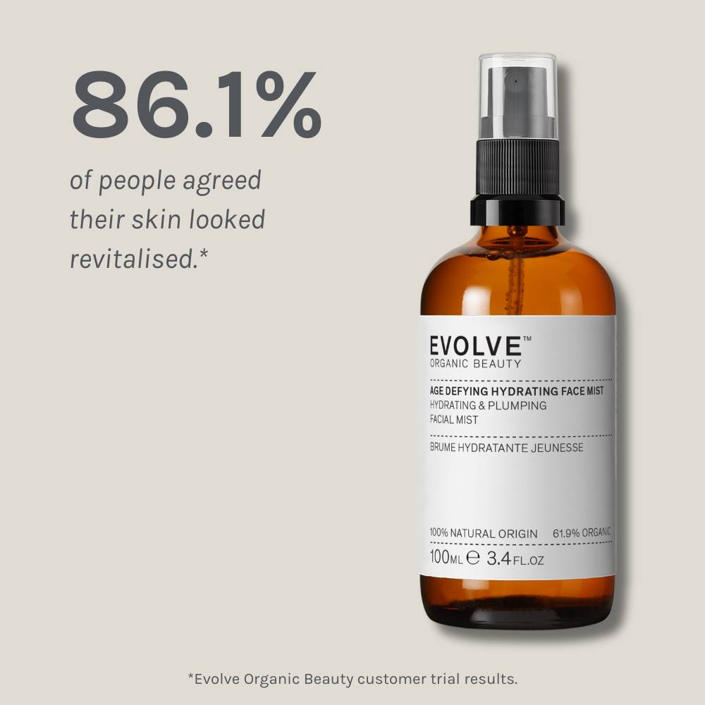 Evolve Natural Cleansers Age Defying Hydrating Face Mist Spray Hyaluron