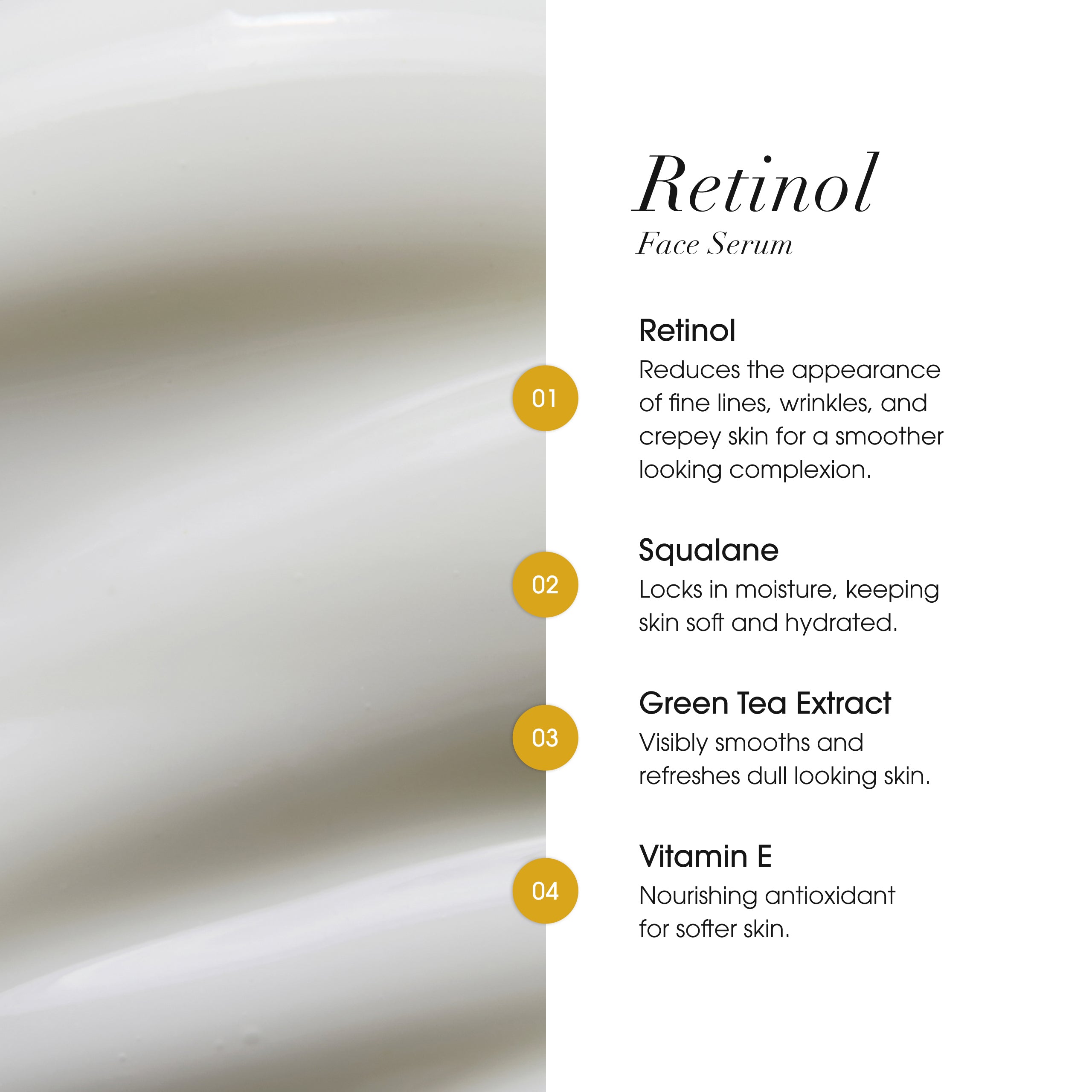 Advanced Clinicals Retinol Face Serum Gesichtsserum Anti-Falten