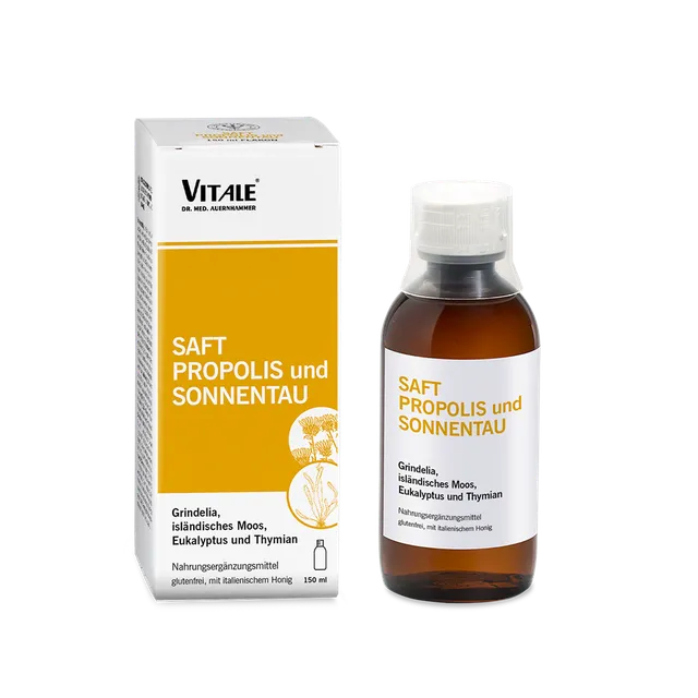 VITALE Propolis und Sonnentau Saft Hals
