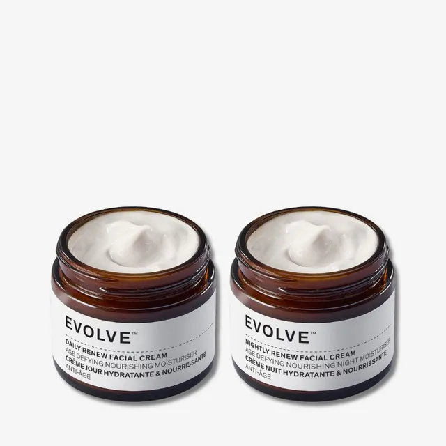 Evolve Organic Face Daily to Night Renewal Duo Gesichtscreme Set